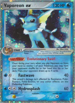 Vaporeon ex 110/113