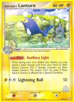 Team Aqua's Lanturn 28
