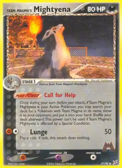 Team Magma's Mightyena 37