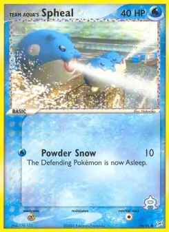Team Aqua's Spheal 56