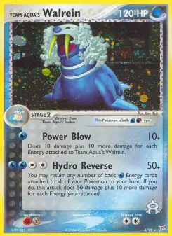 Team Aqua's Walrein 6/95