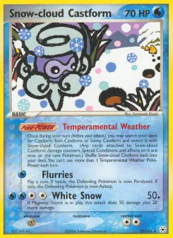 Snow-cloud Castform 25