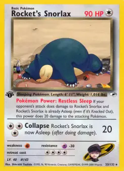 Rocket's Snorlax 33