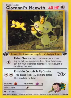 Giovanni's Meowth 43