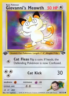 Giovanni's Meowth 74