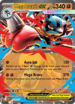 Mega Lucario ex 113/217