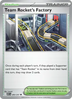 Team Rocket's Factory 203/217