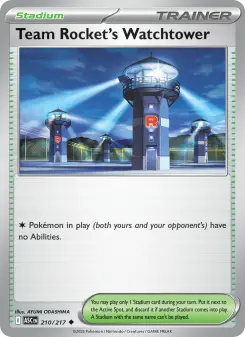 Team Rocket's Watchtower 210/217