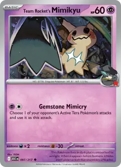 Team Rocket's Mimikyu 97