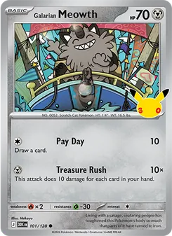 Galarian Meowth 101/128