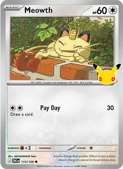Meowth 113/128