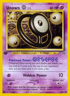 Unown [O] 69/75