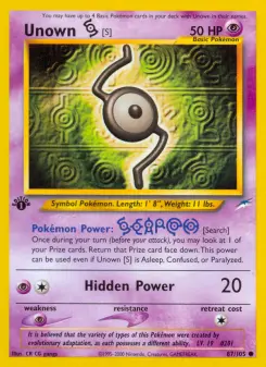 Unown [S] 87/105