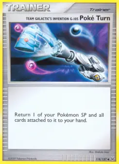 Team Galactic's Invention G-105 Poké Turn 118