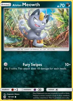 Alolan Meowth 78/149