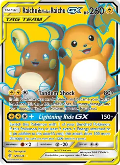 Raichu & Alolan Raichu-GX 220/236