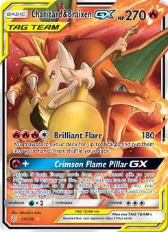 Charizard & Braixen-GX 22