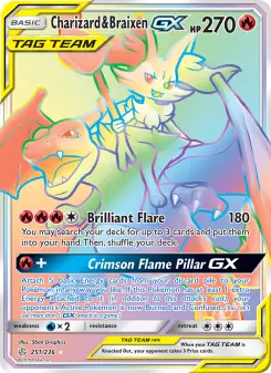 Charizard & Braixen-GX 251