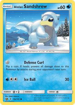 Alolan Sandshrew 19a/145