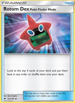 Rotom Dex Poké Finder Mode 122