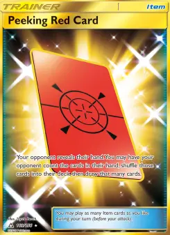 Peeking Red Card 169