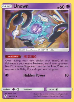 Unown 92