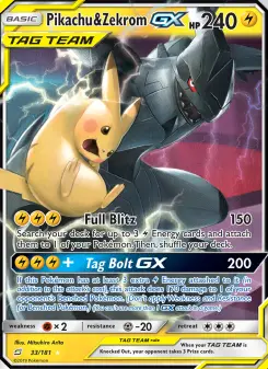 Pikachu & Zekrom-GX 33