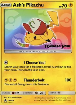 Ash's Pikachu SM108