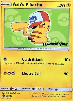Ash's Pikachu SM112