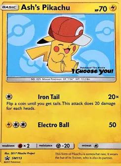 Ash's Pikachu SM113