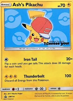 Ash's Pikachu SM114