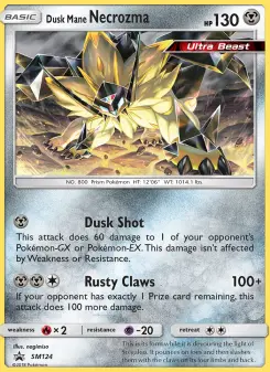 Dusk Mane Necrozma SM124