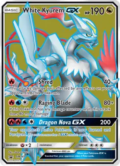 White Kyurem-GX SM141