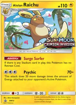 Alolan Raichu SM72