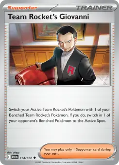 Team Rocket's Giovanni 174/182