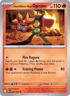 Hearthflame Mask Ogerpon 044/182