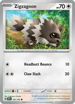 Zigzagoon 167/197
