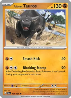 Paldean Tauros 101/191
