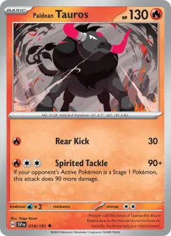 Paldean Tauros 18