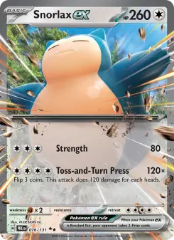 Snorlax ex 76