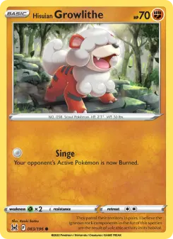 Hisuian Growlithe 83