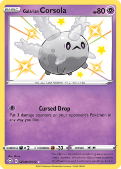 Galarian Corsola SV049/SV122