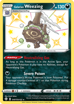 Galarian Weezing SV077