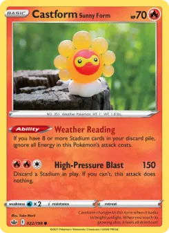 Castform Sunny Form 22