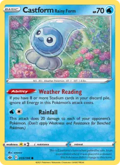 Castform Rainy Form 33