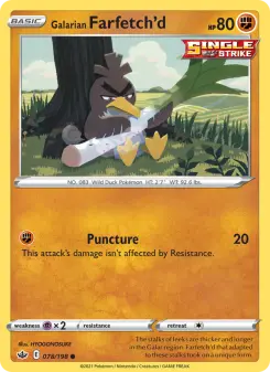 Galarian Farfetch'd 078/198