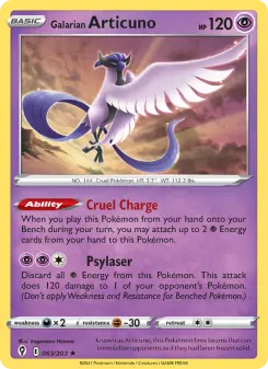 Galarian Articuno 63