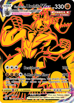 Single Strike Urshifu VMAX TG29