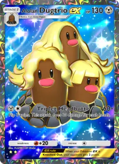 Alolan Dugtrio ex 80