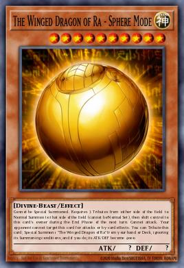 The Winged Dragon of Ra - Sphere Mode DPBC-EN001